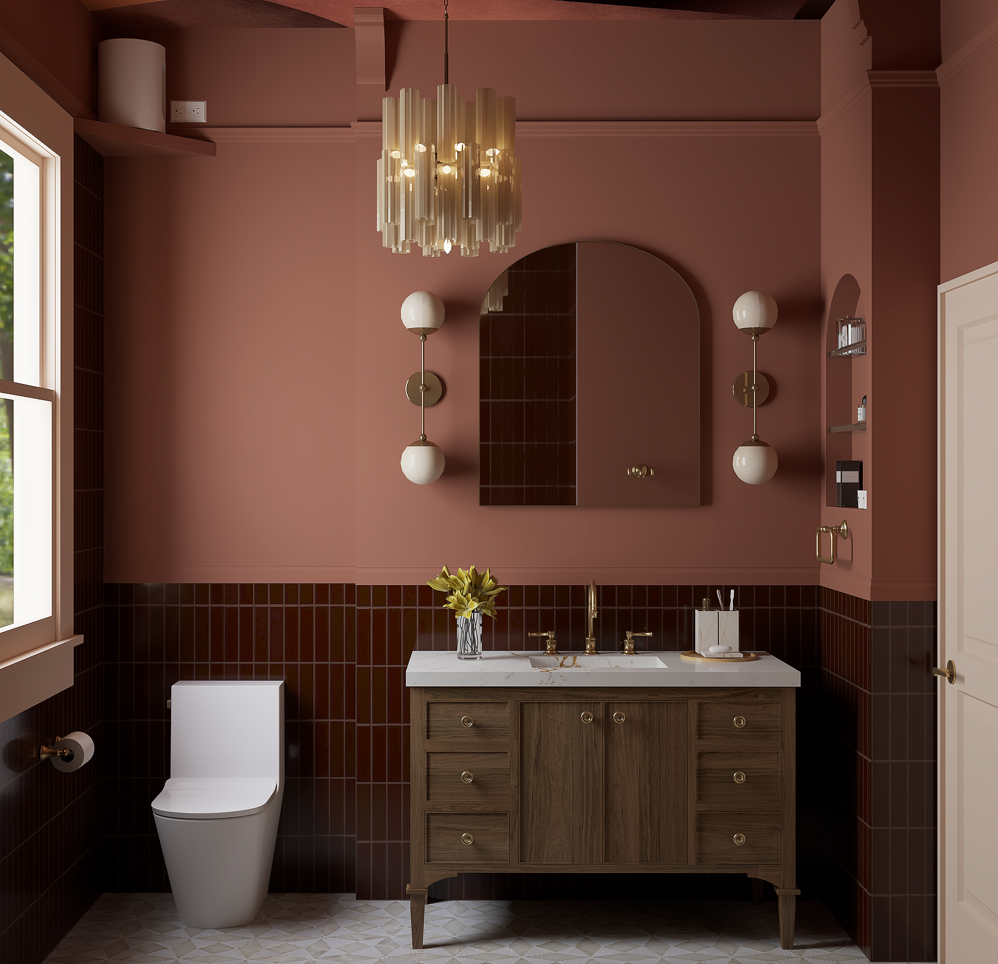 Modern bathroom
